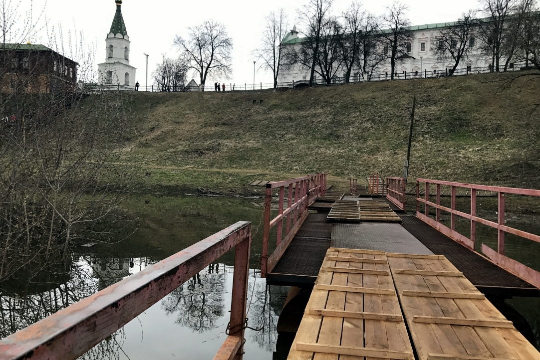 Мост через реку Трубеж. Рязань, 2018 г.